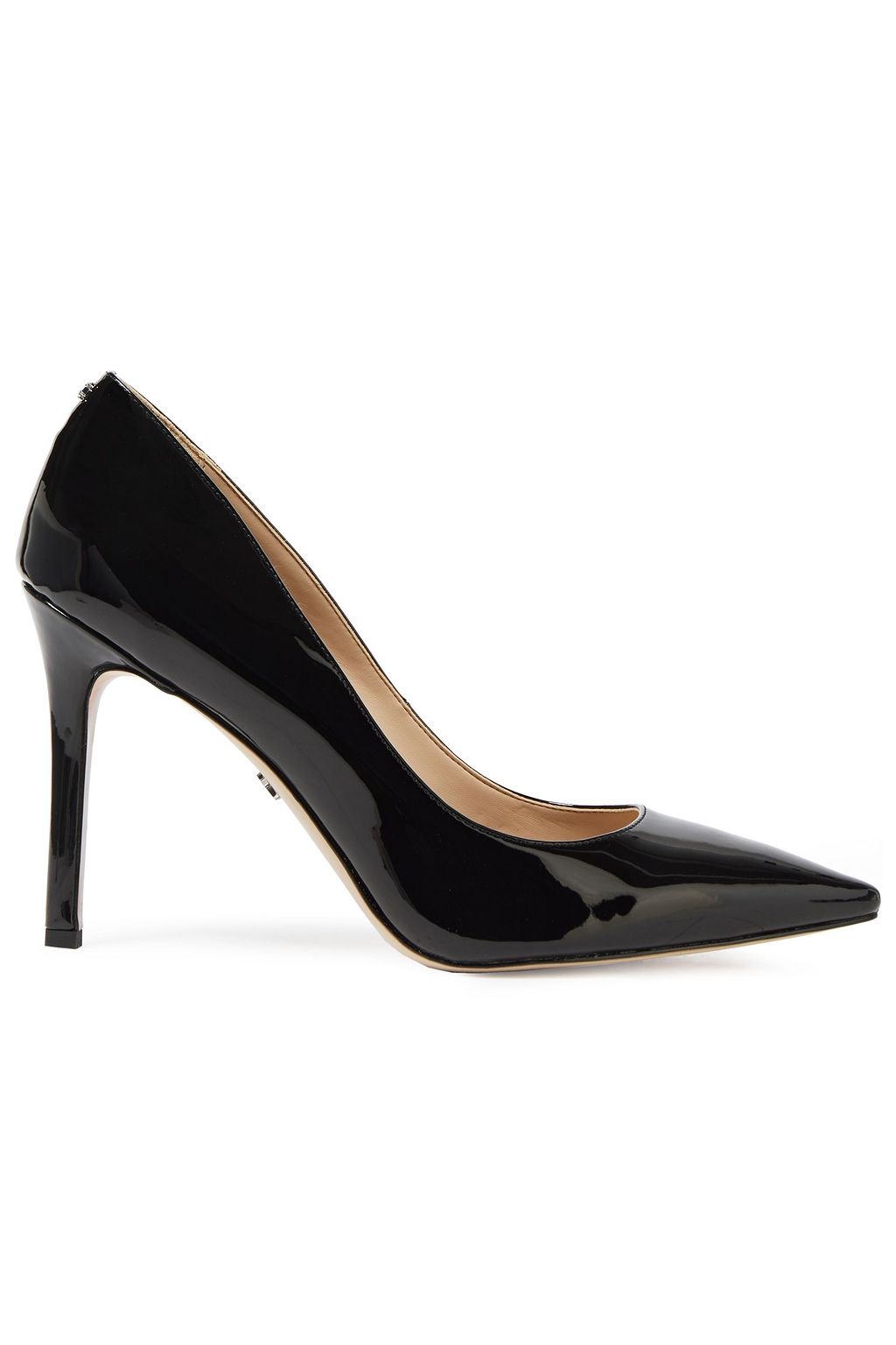 Black Faux patent-leather pumps | Sale 