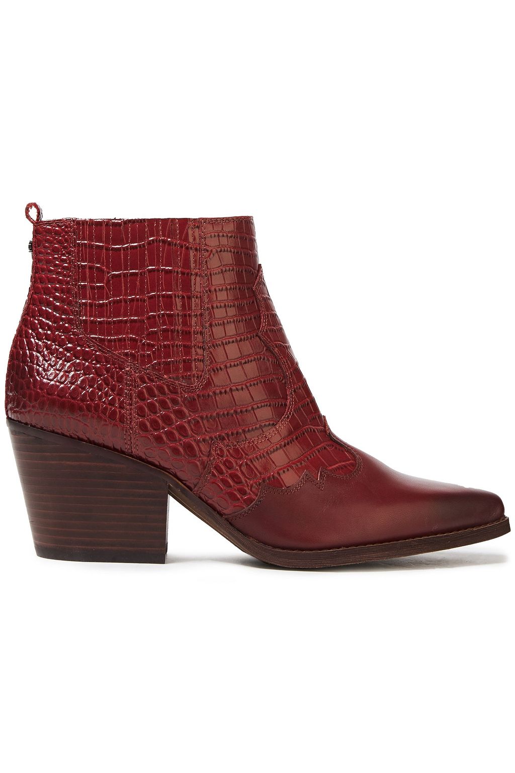 sam edelman red ankle boots