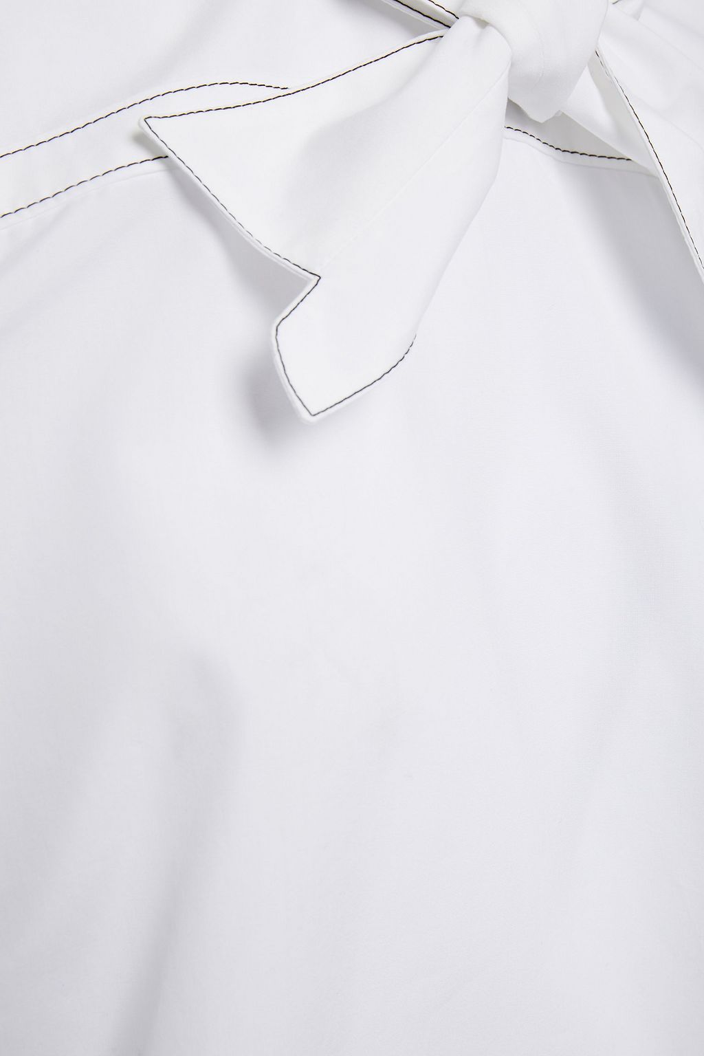MARNI Lily knotted cotton-poplin shirt
