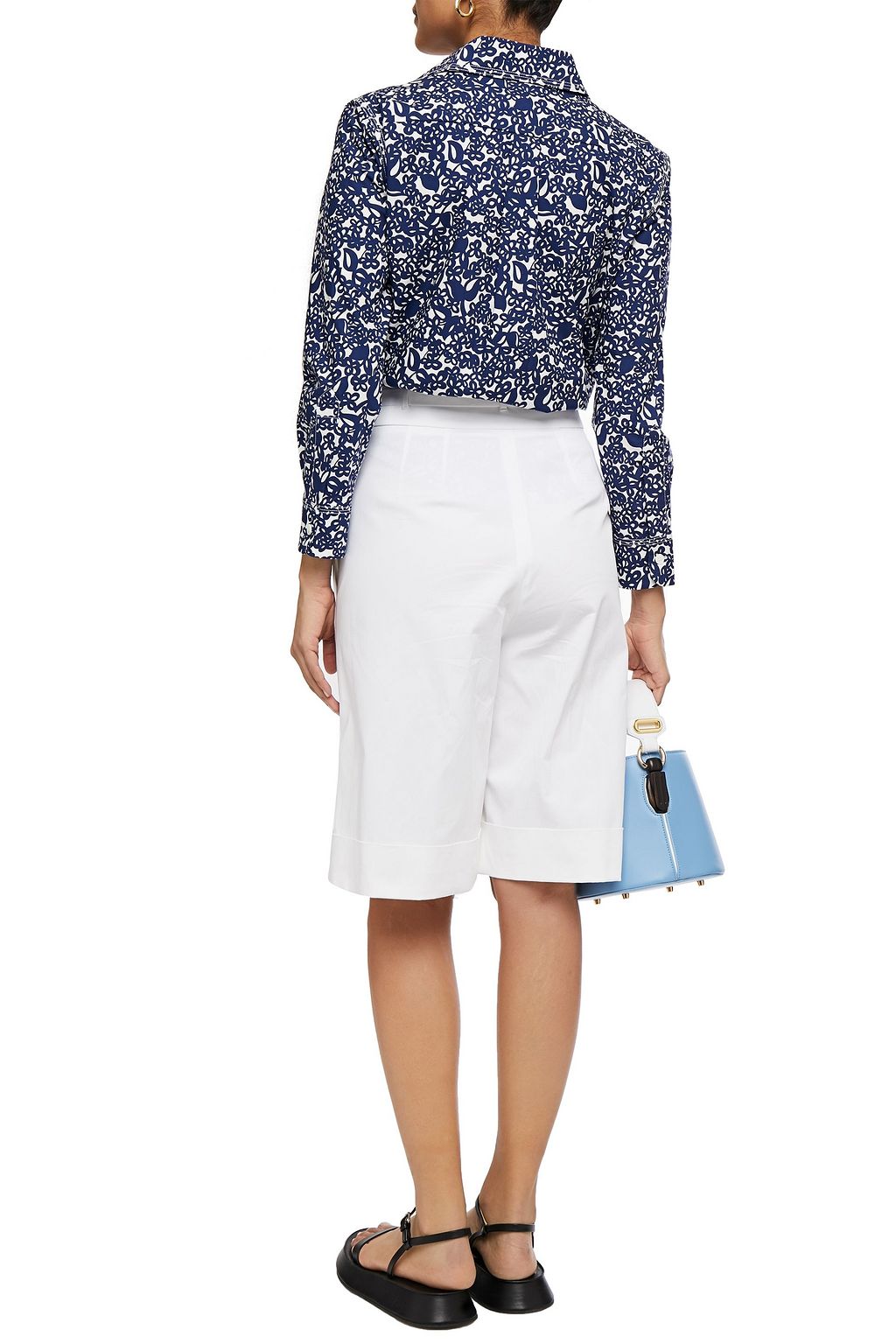 MARNI Printed cotton-poplin shirt