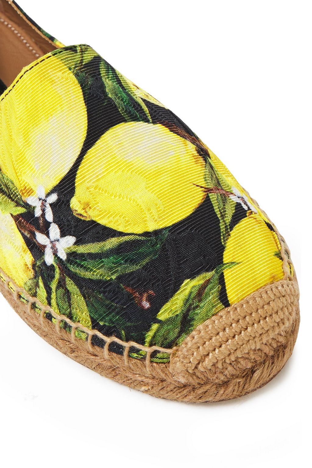 DOLCE&GABBANA Printed jacquard espadrilles