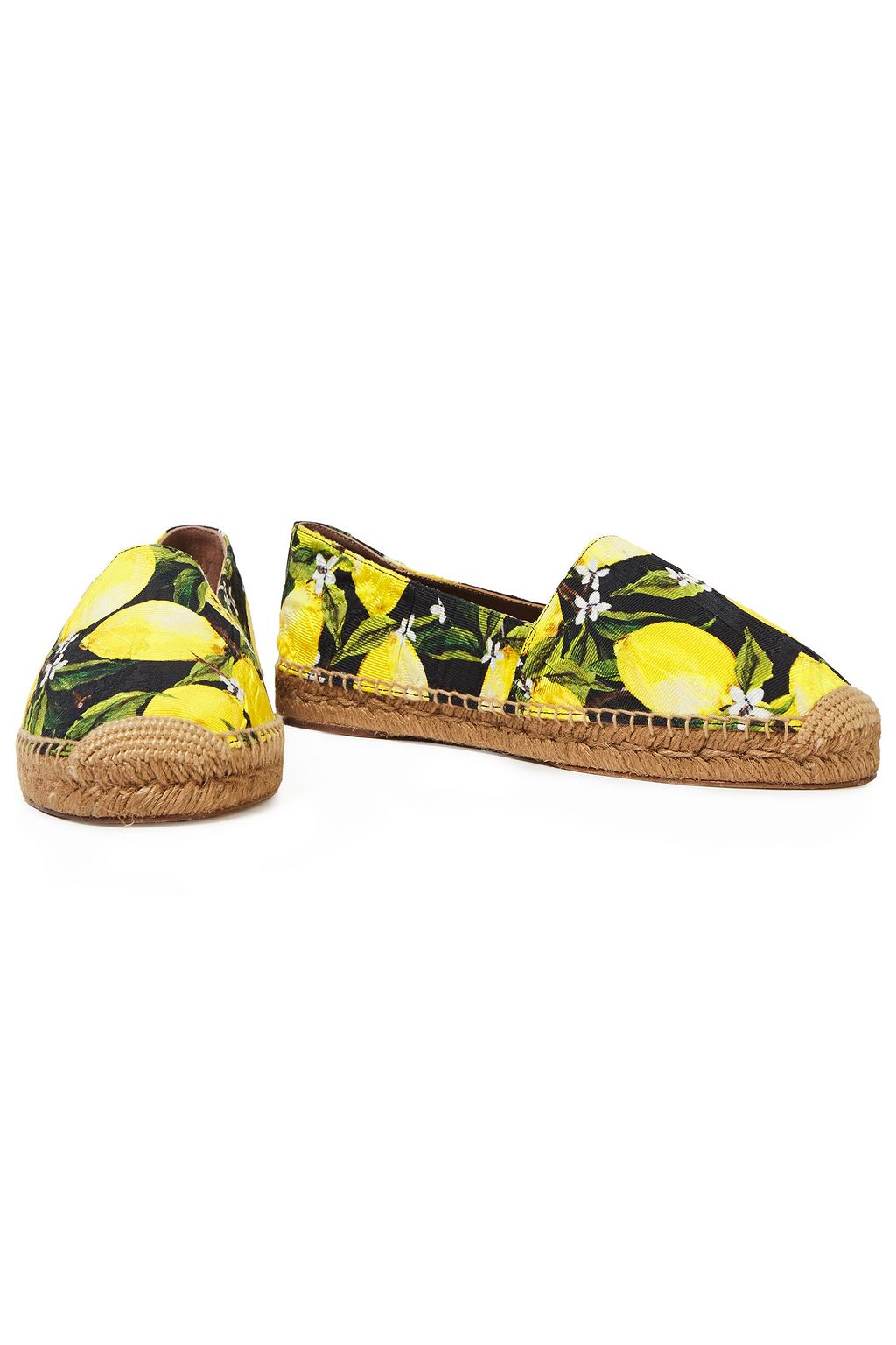 DOLCE&GABBANA Printed jacquard espadrilles