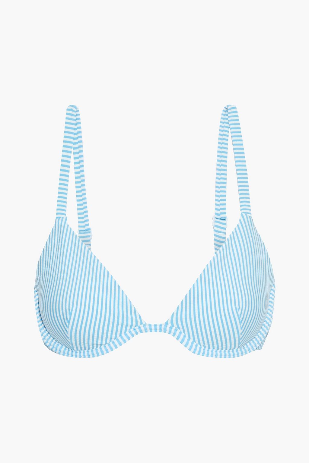 seersucker bikini top