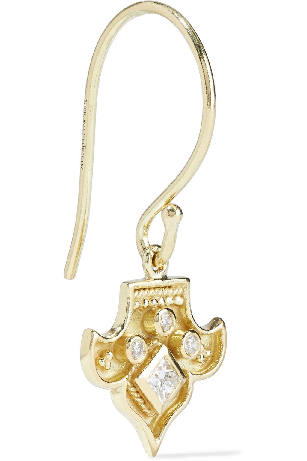 AMRAPALI Heritage Fleur 18-karat gold diamond earrings
