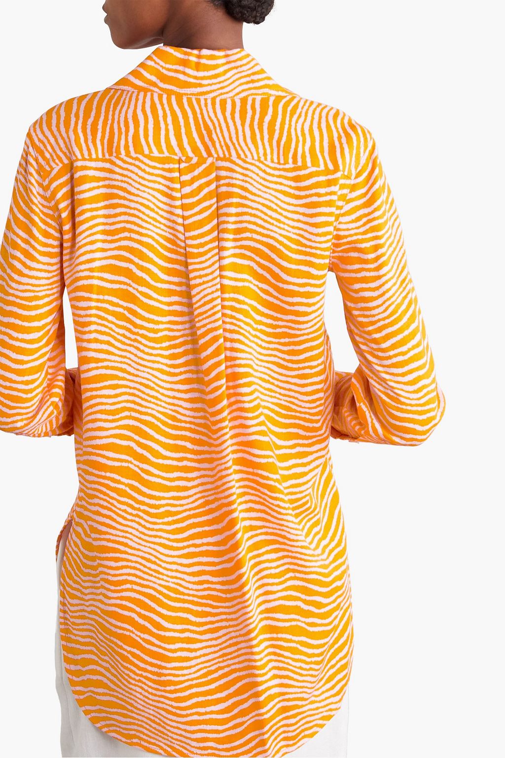BY MALENE BIRGER 프린트 크레이프 셔츠