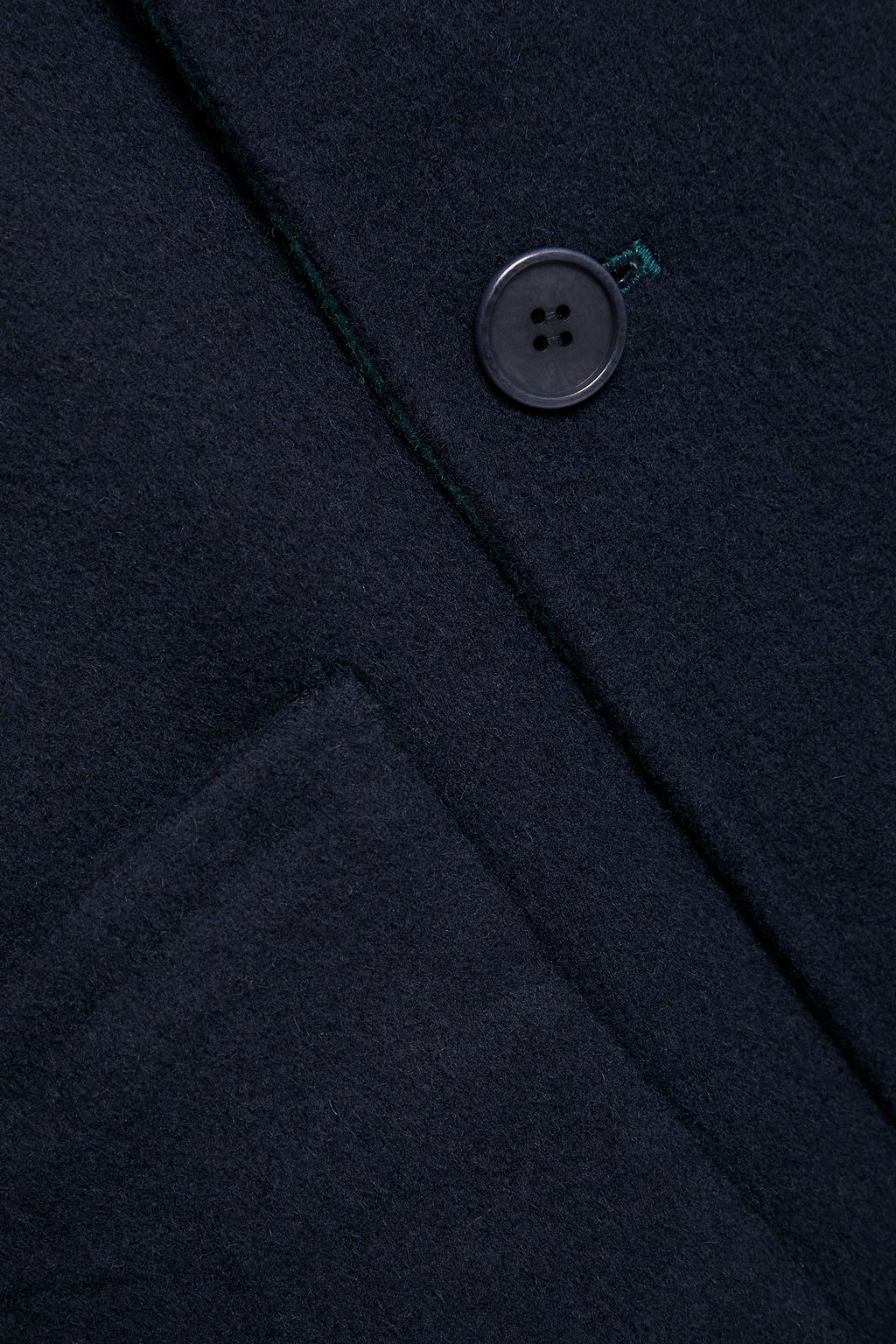 THEORY Reversible brushed wool-blend coat