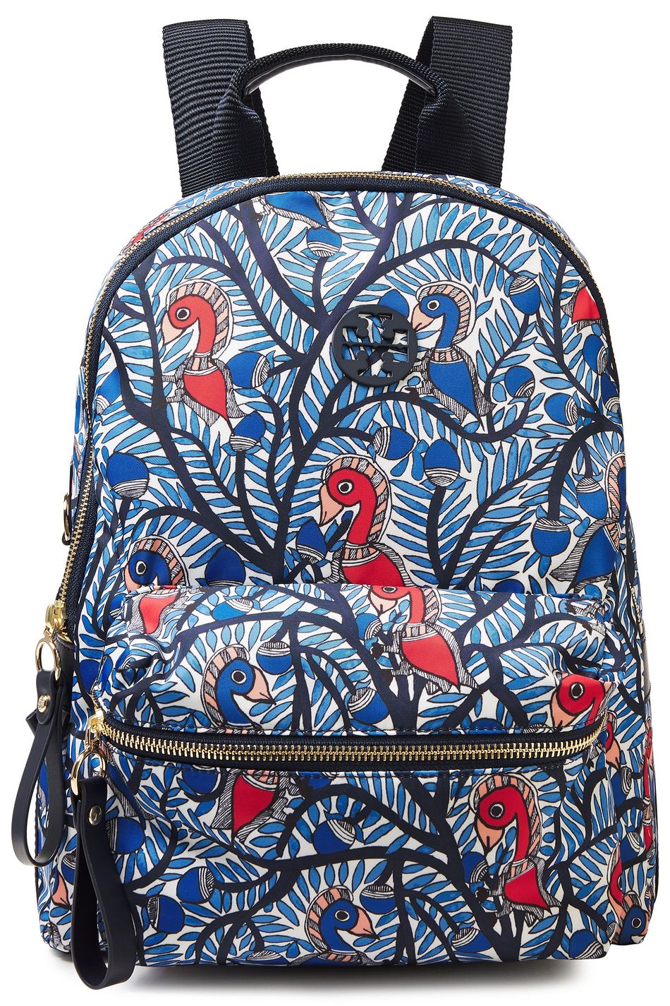 tory burch navy blue backpack