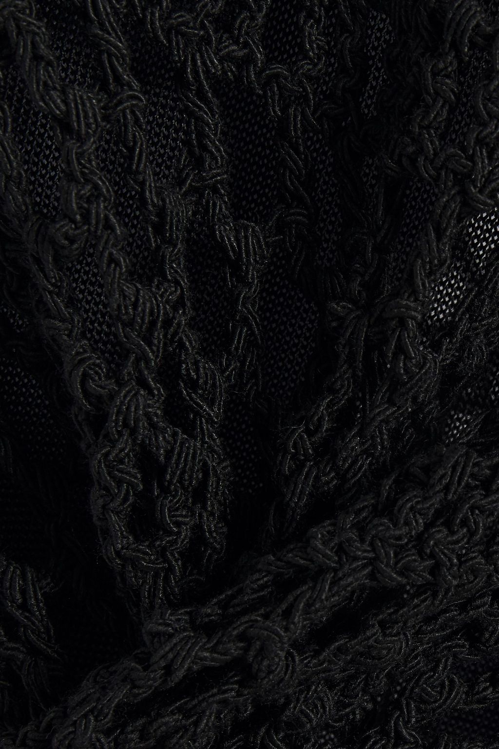 THEORY Crocheted cotton-blend maxi skirt