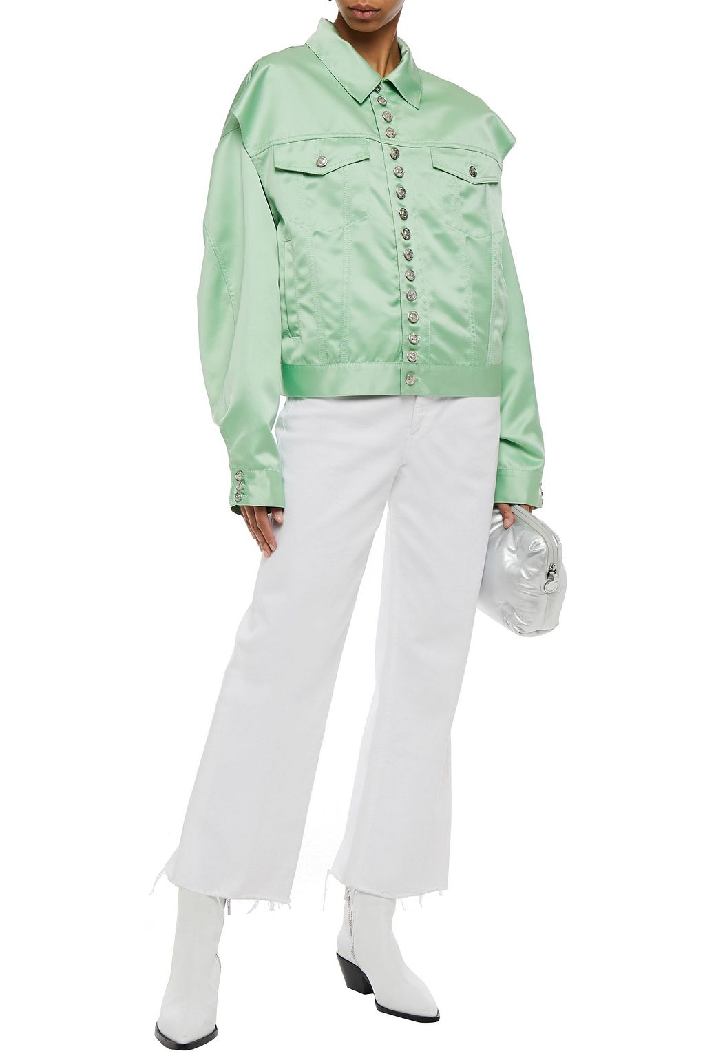 MM6 MAISON MARGIELA Cutout satin jacket