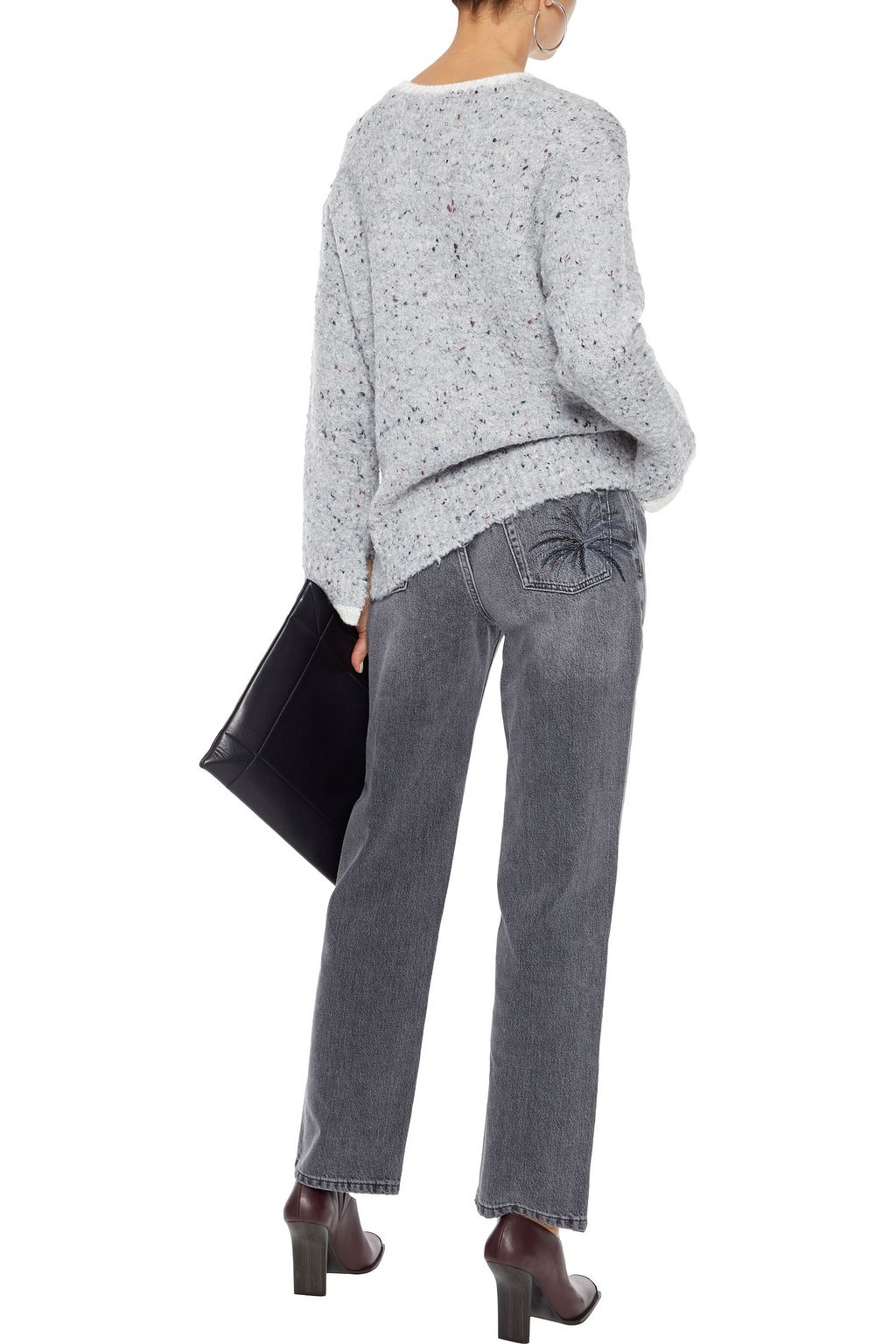 VICTORIA, VICTORIA BECKHAM Marled knitted sweater