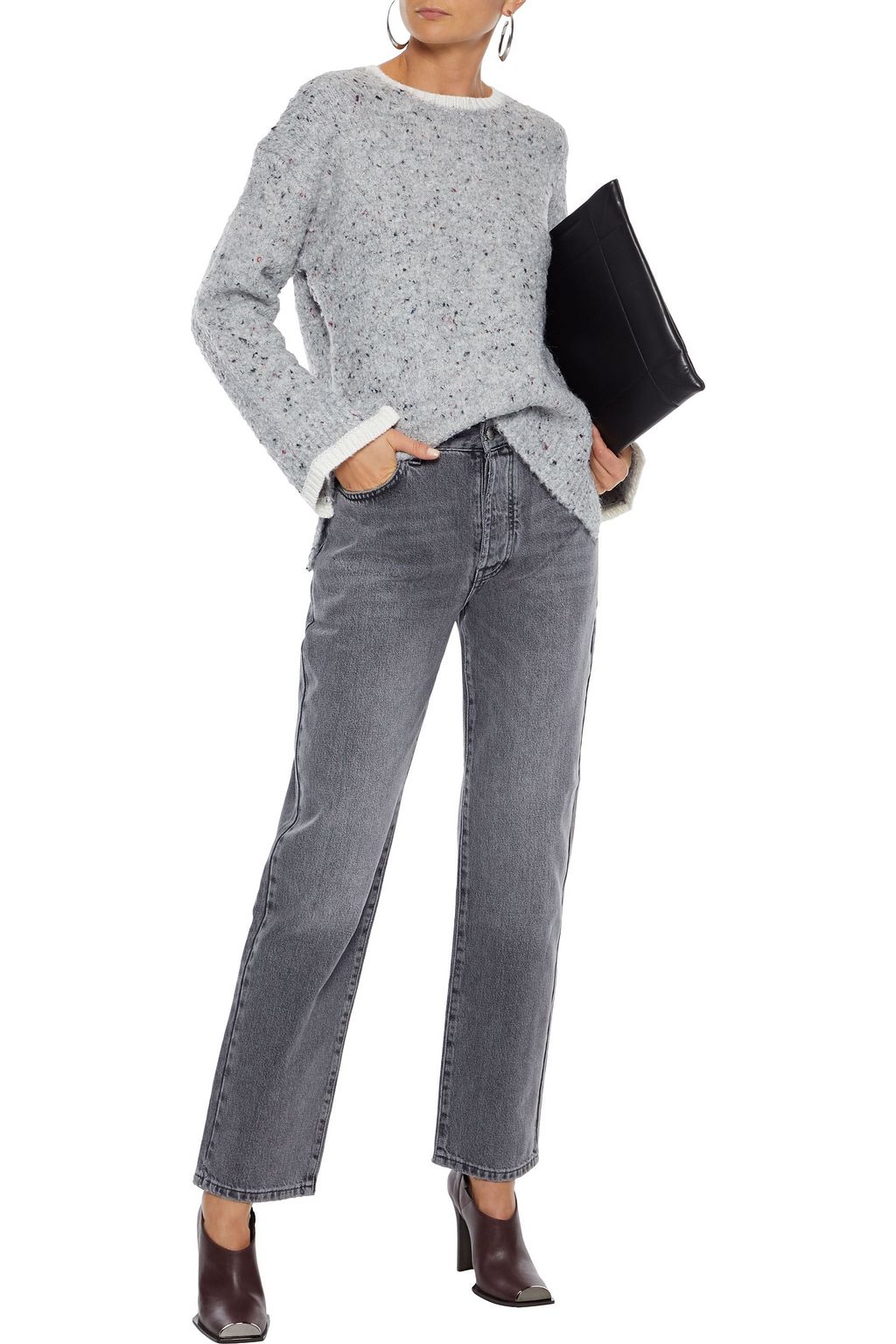 VICTORIA, VICTORIA BECKHAM Marled knitted sweater