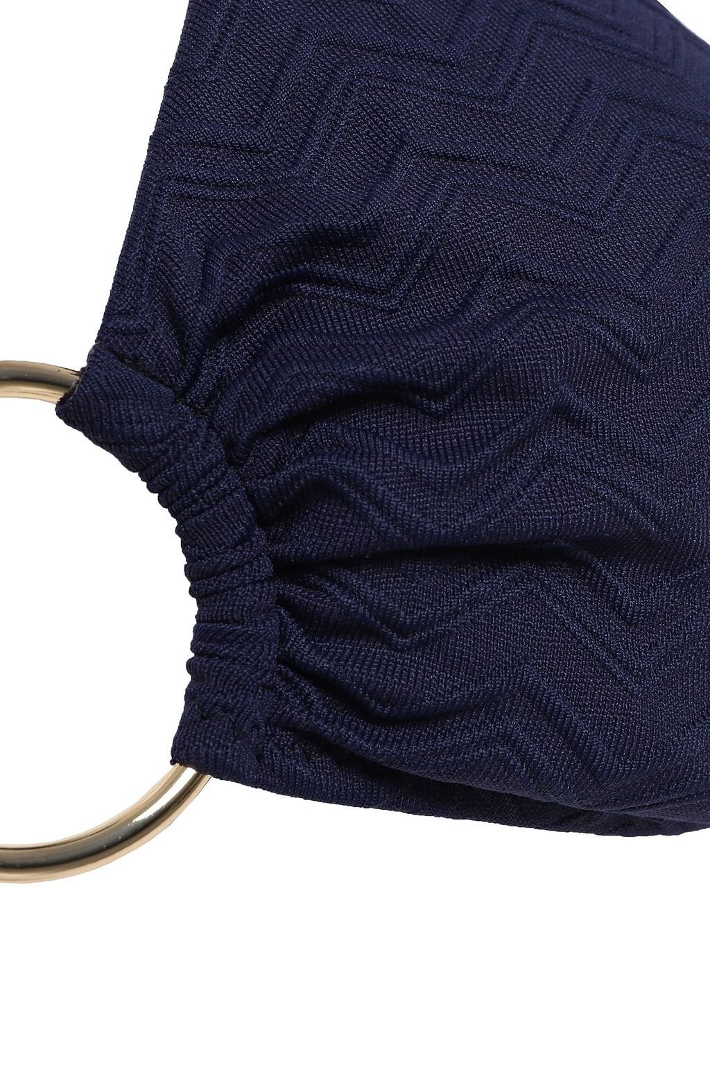 MELISSA ODABASH Brussels ring-embellished halterneck bikini top