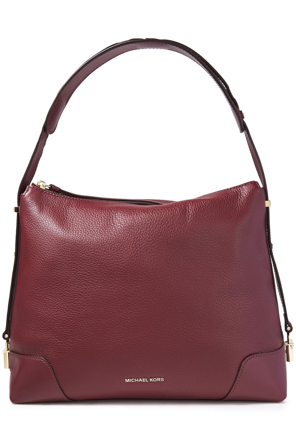 michael michael kors crosby pebble leather shoulder bag