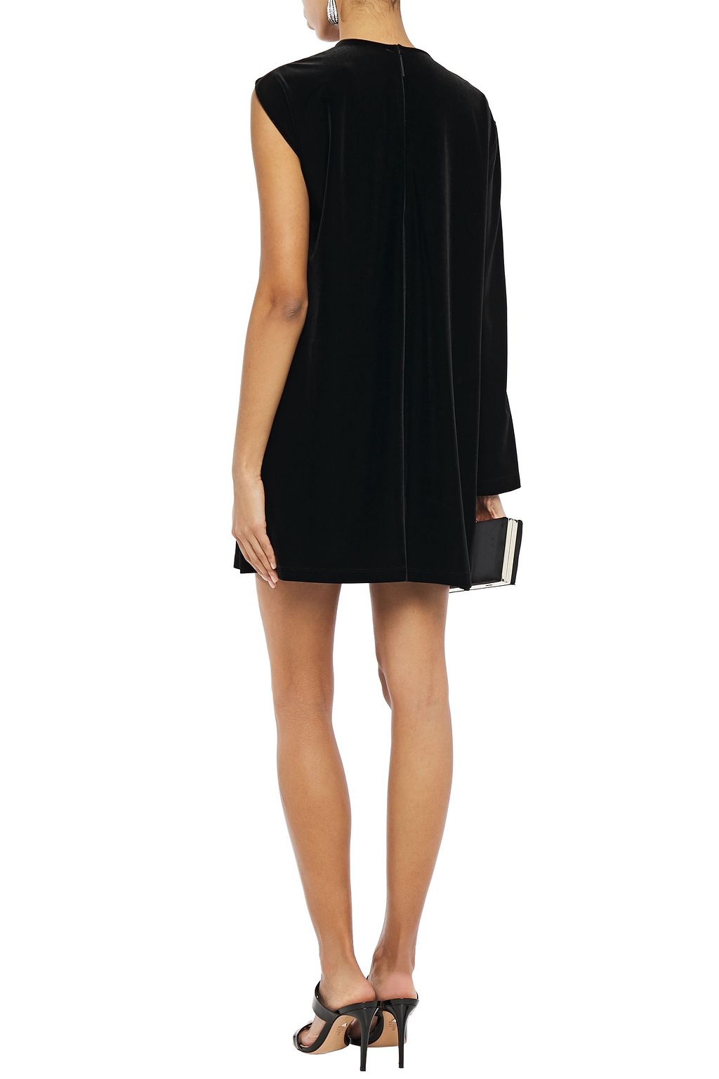 CHRISTOPHER KANE Crystal-embellished velvet mini dress