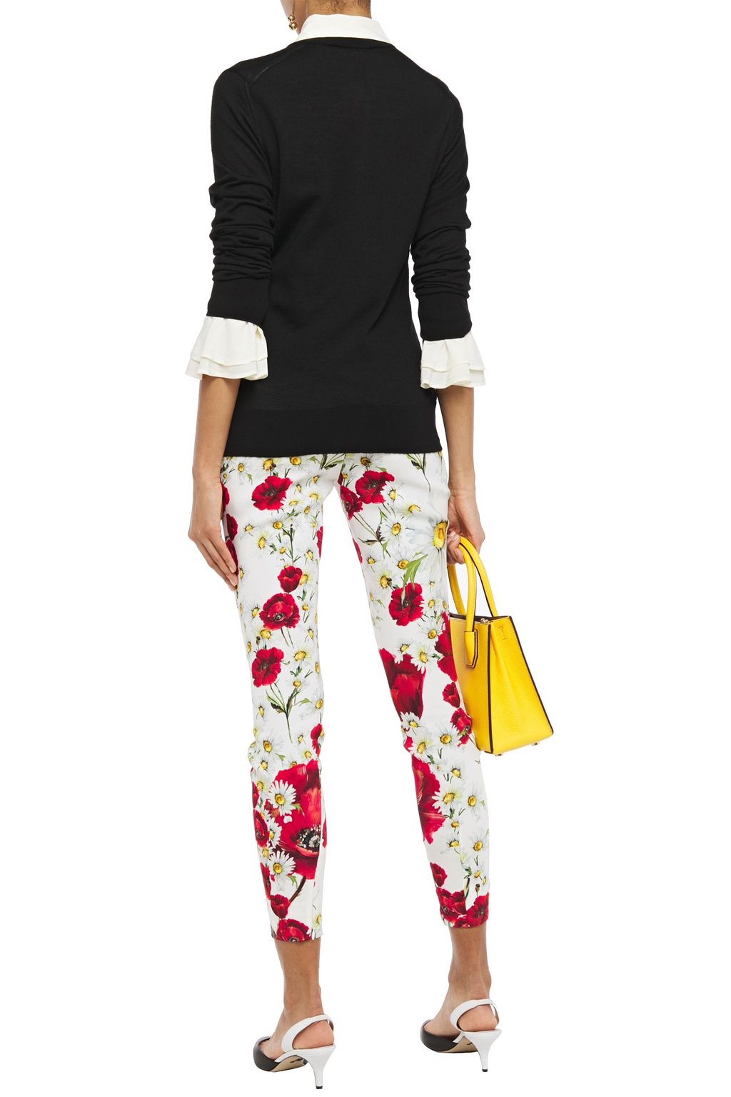 DOLCE&GABBANA Crystal-embellished cashmere cardigan