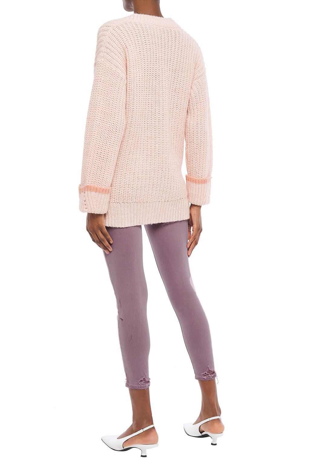 J BRAND Rail cropped mid-rise skinny jeans
