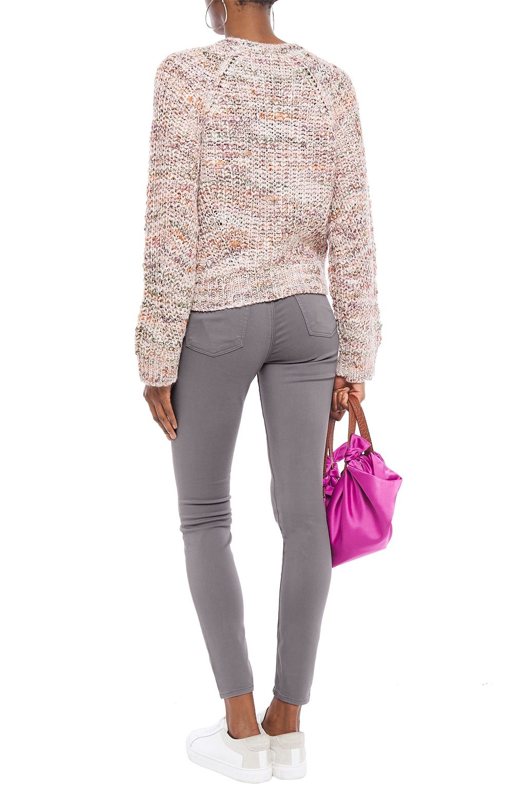 J BRAND Cotton-blend sateen skinny-leg pants