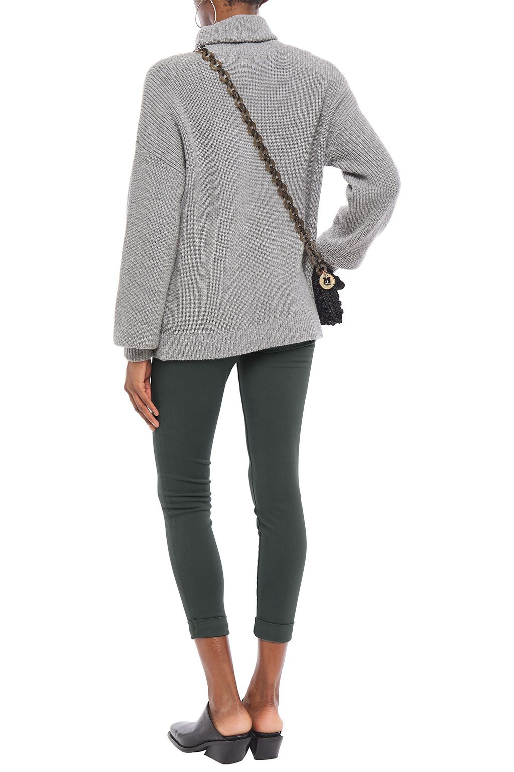 J BRAND Cropped cotton-blend skinny pants