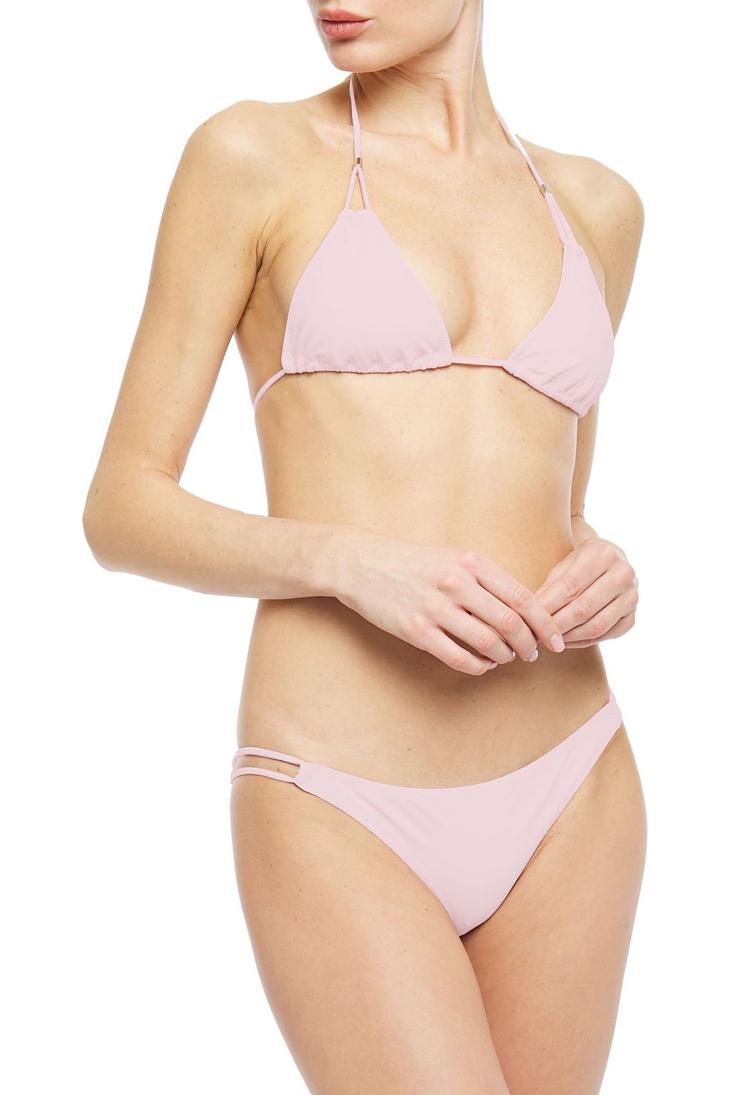 HEIDI KLEIN Ruched low-rise bikini briefs