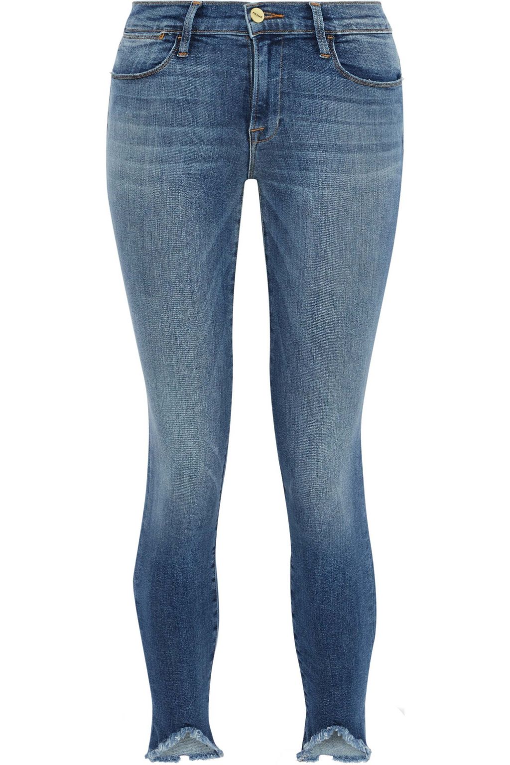 frame low rise jeans
