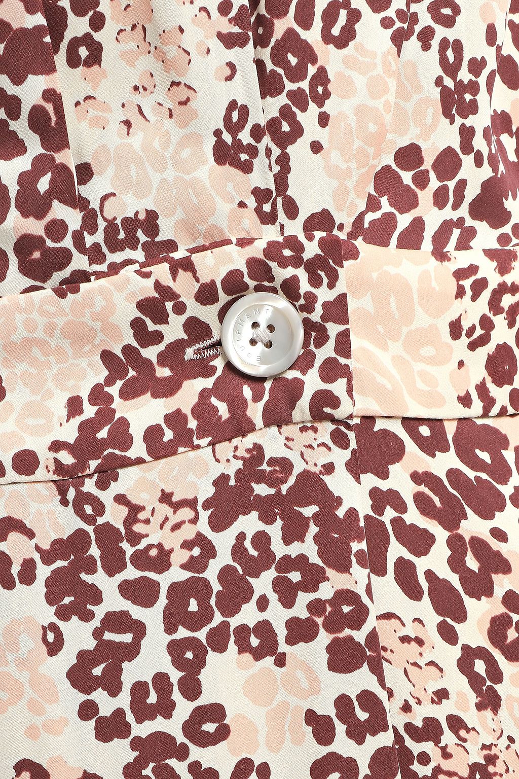 EQUIPMENT Leopard-print silk-blend midi shirt dress
