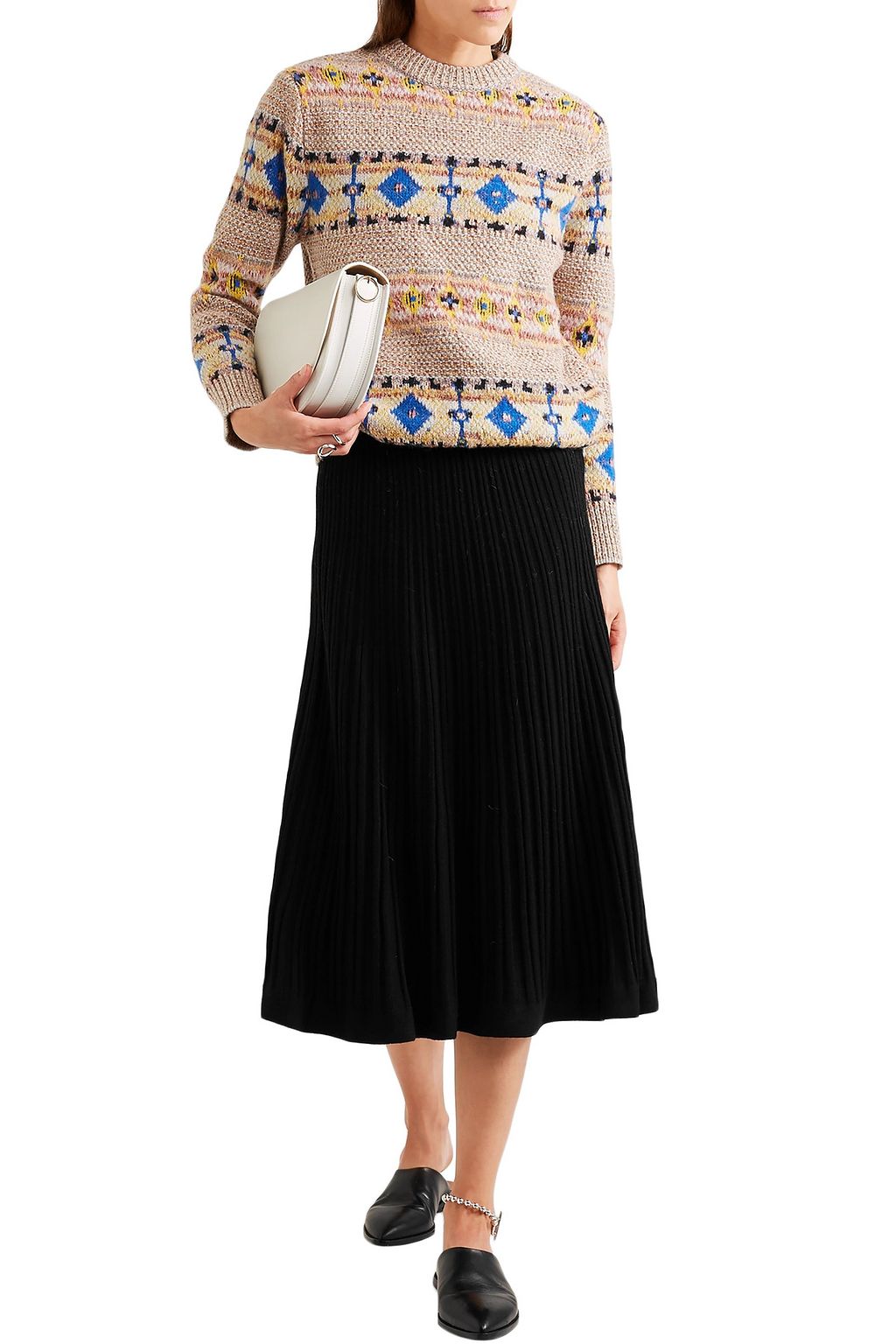 VICTORIA BECKHAM Wool and alpaca-blend sweater