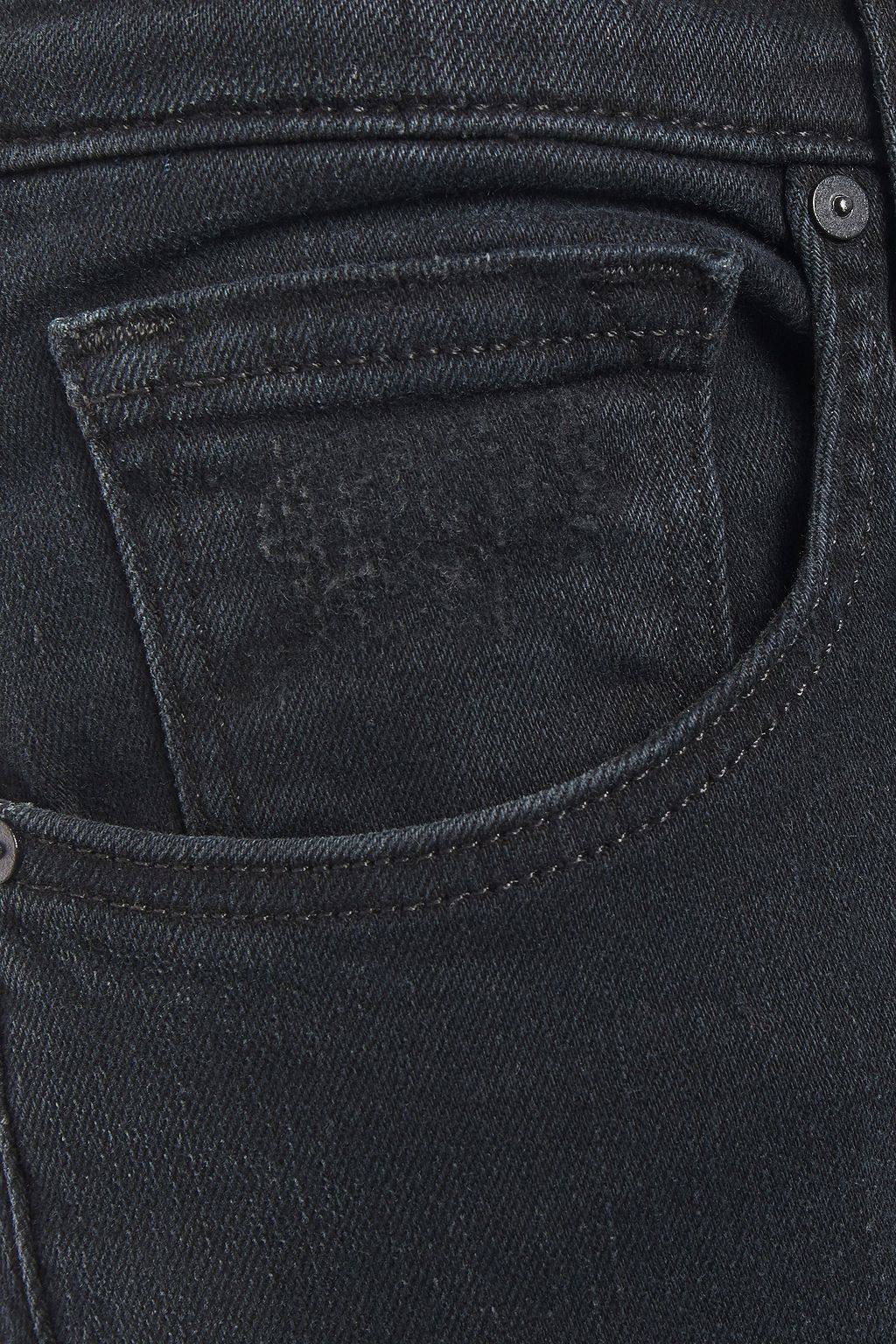 J BRAND Cropped distressed faded mid-rise skinny jeans