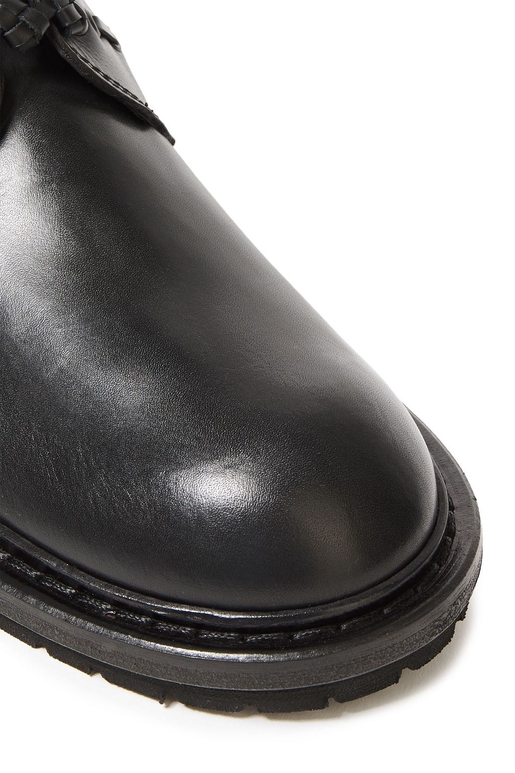 ANN DEMEULEMEESTER Knotted leather ankle boots