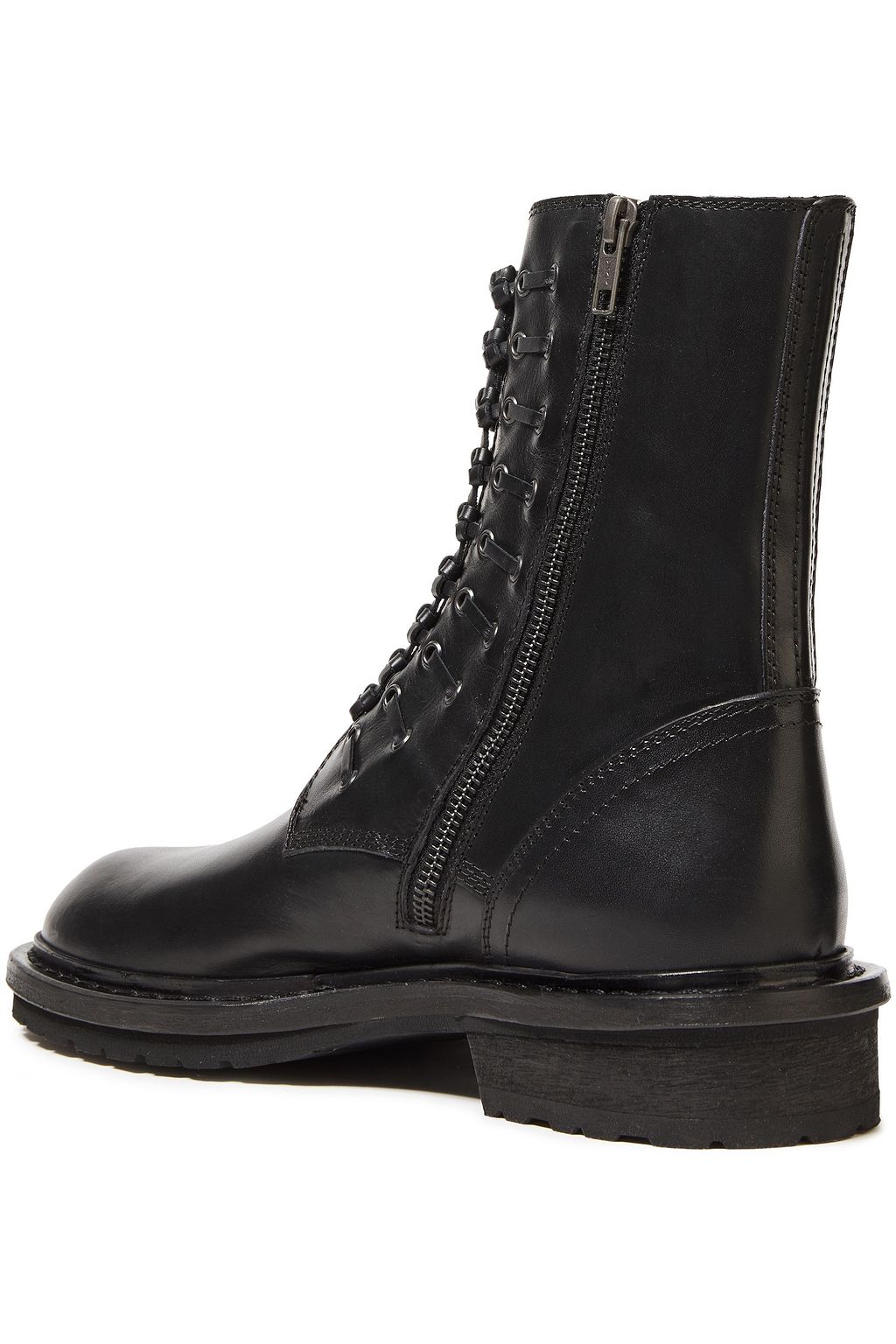 ANN DEMEULEMEESTER Knotted leather ankle boots
