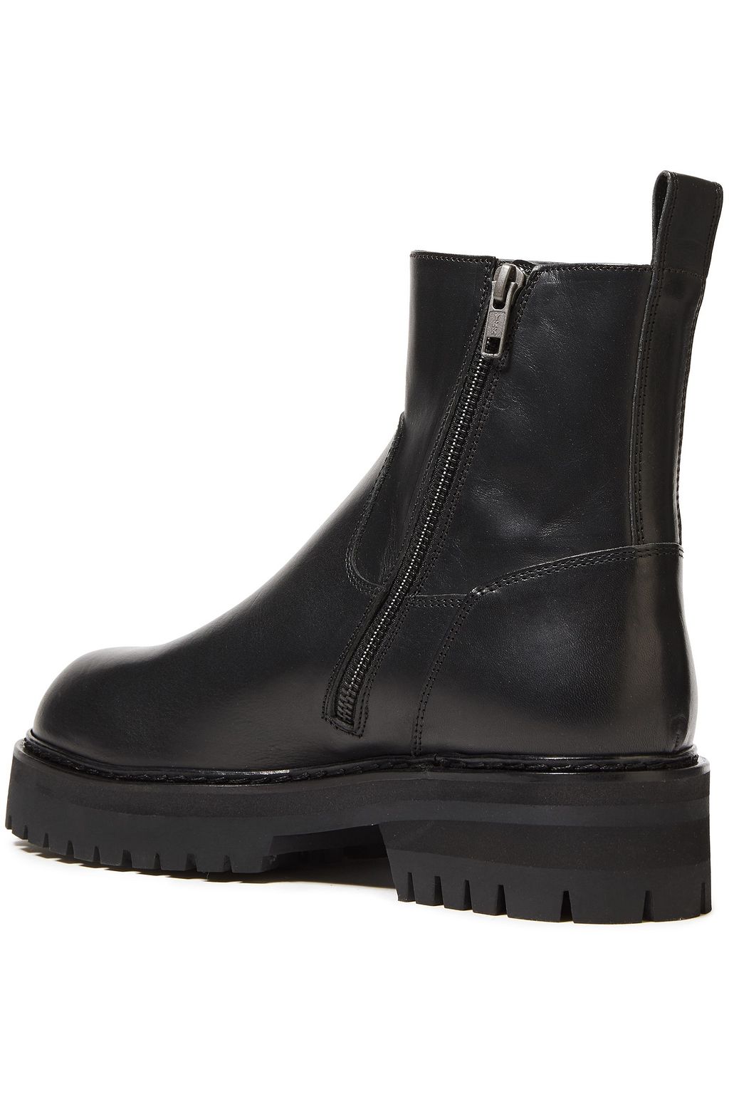 ann demeulemeester leather ankle boots