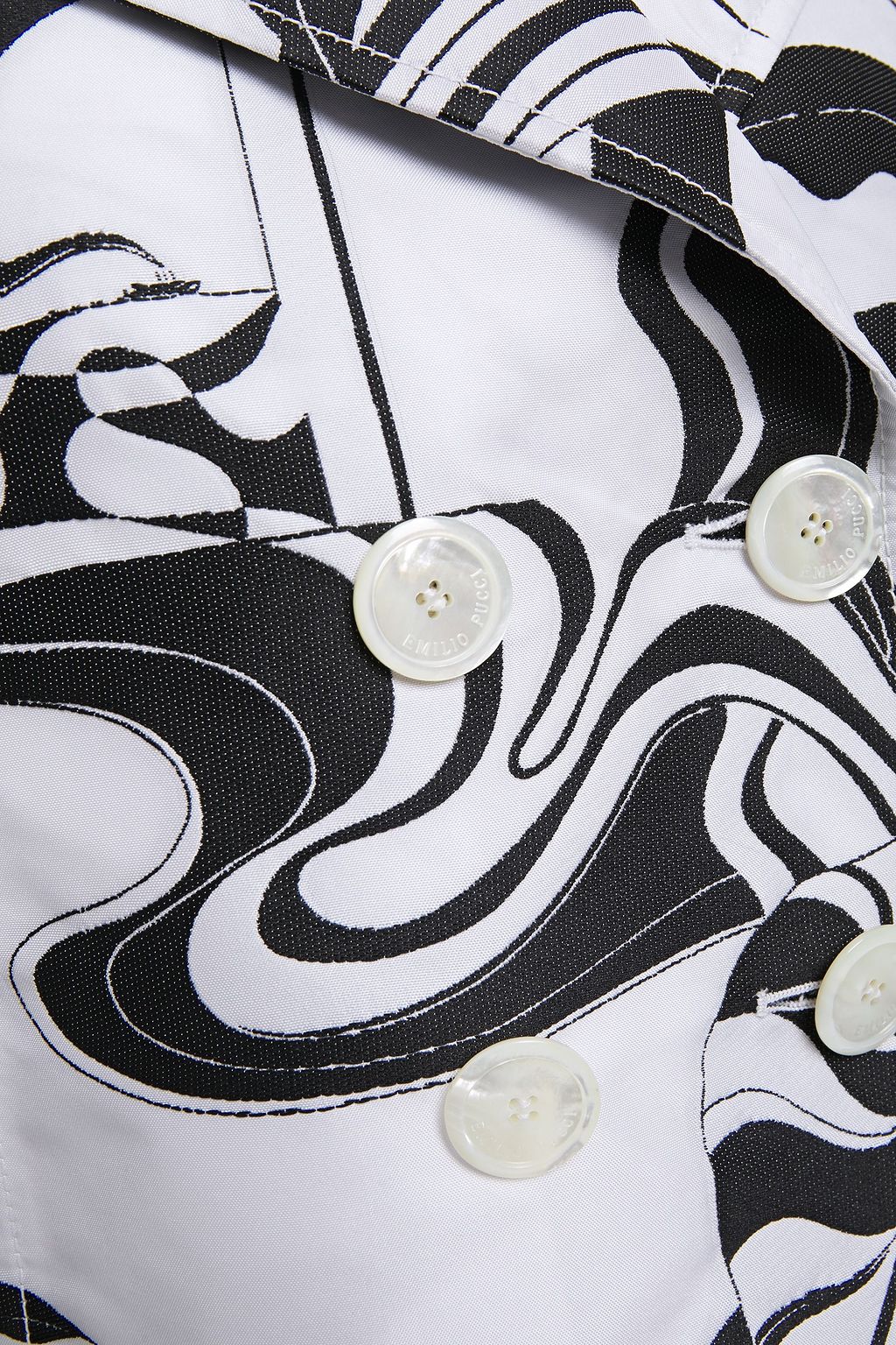 PUCCI Double-breasted jacquard jacket