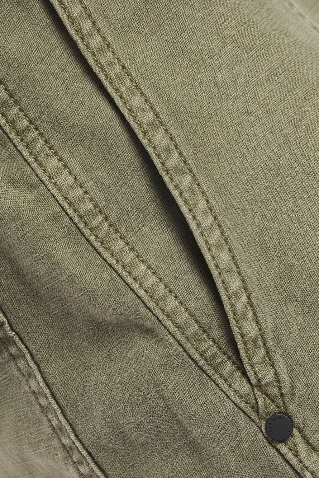 RAG & BONE Slub cotton shorts