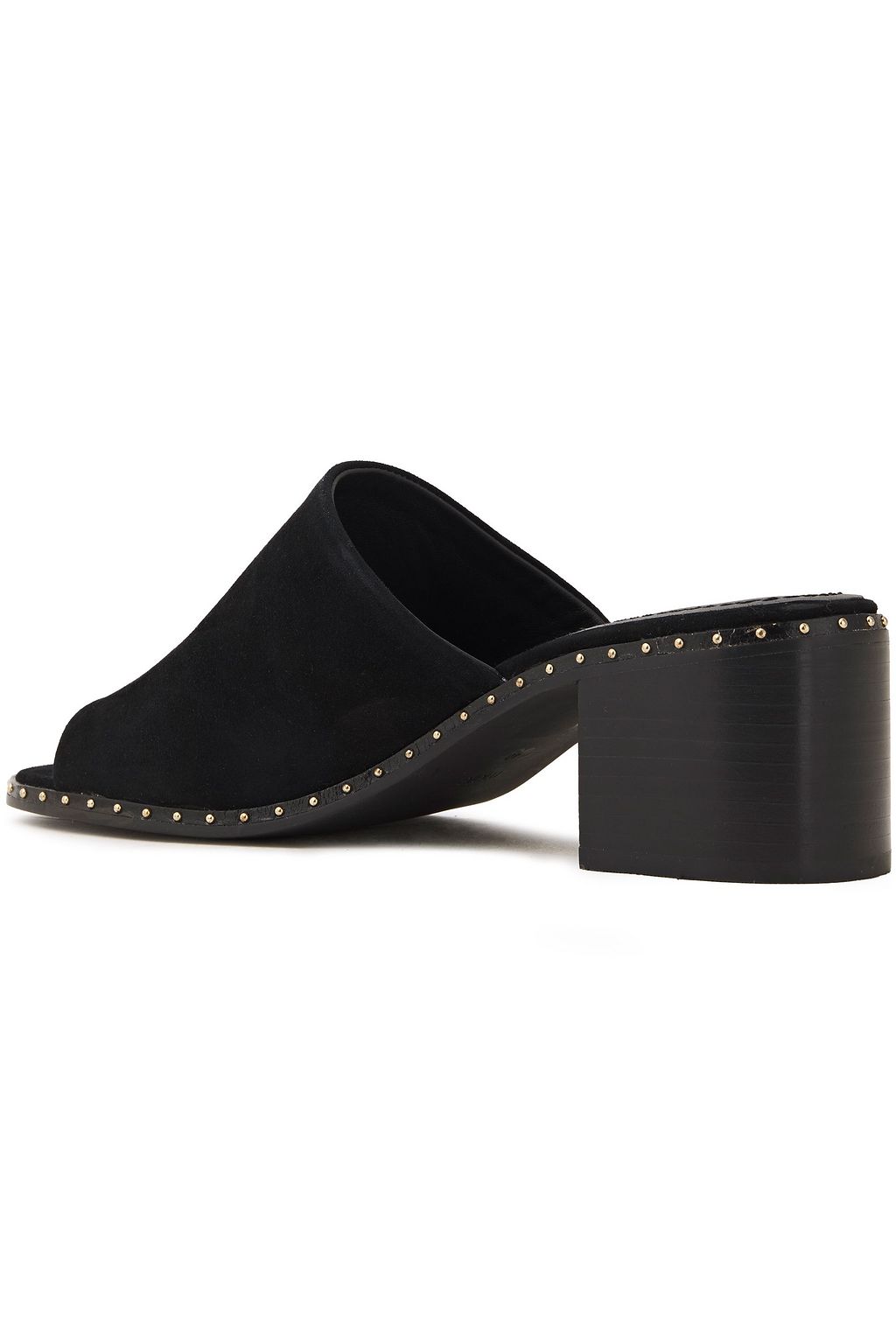 MAJE Studded suede sandals