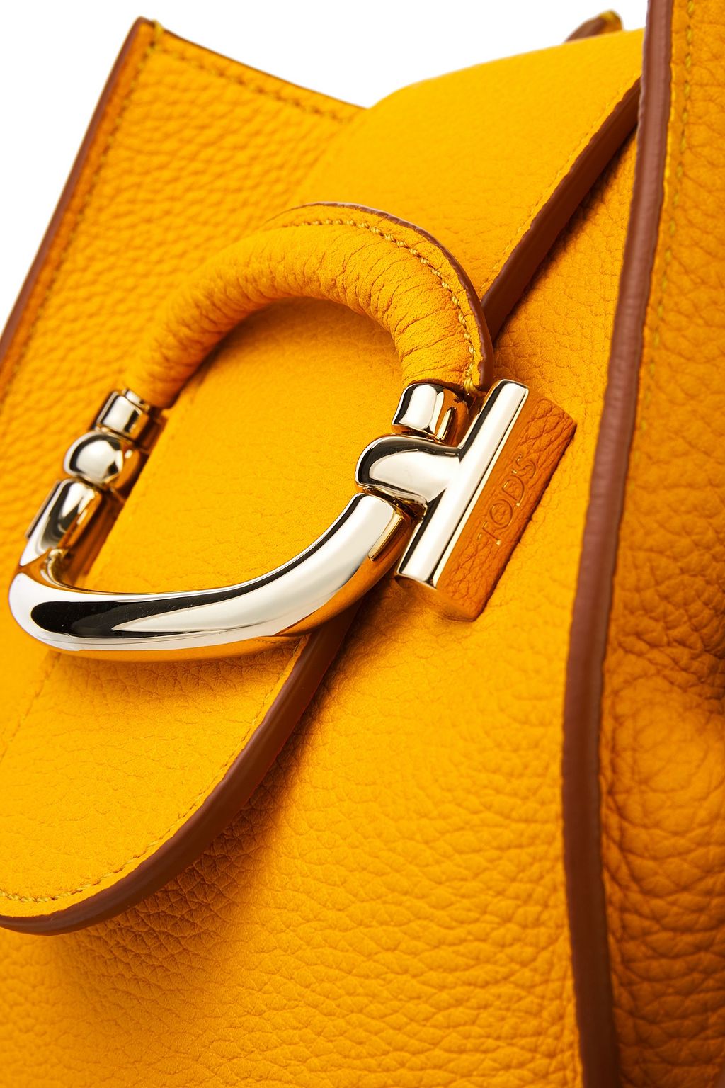 TOD'S Pebbled-leather bucket bag