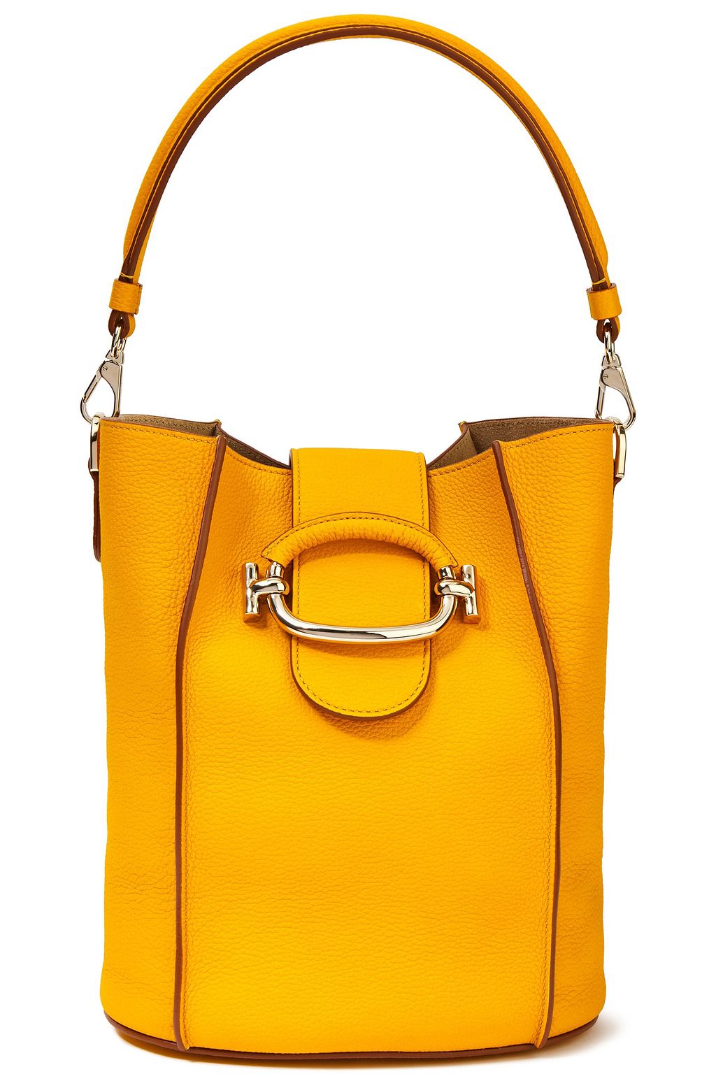 TOD'S Pebbled-leather bucket bag