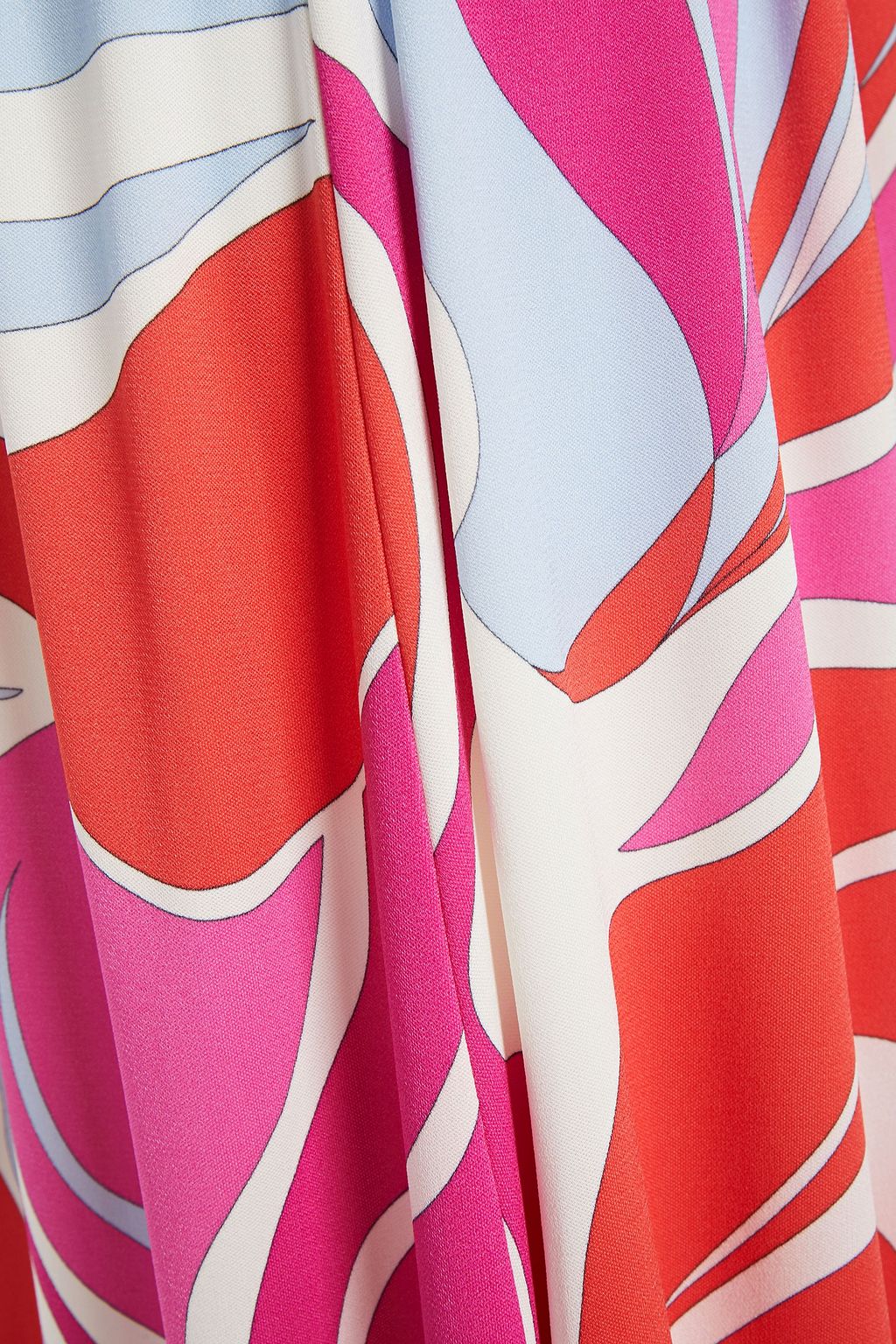 PUCCI Printed jersey midi skirt