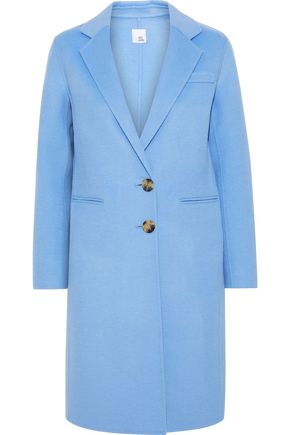 light blue dress coat