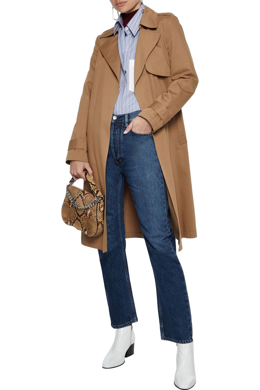 ACNE STUDIOS Log high-rise straight-leg jeans