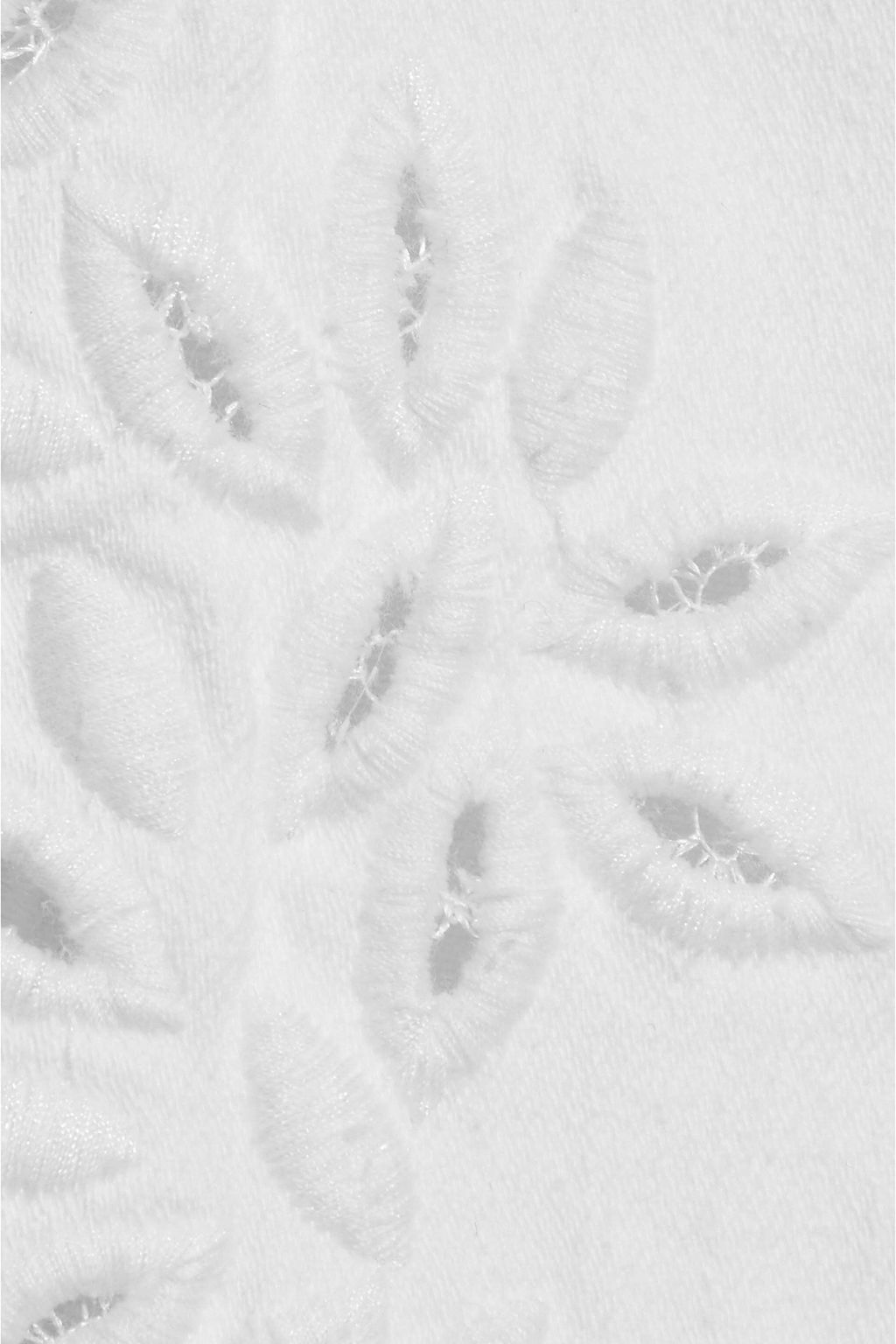 FRAME Le Skinny De Jeanne broderie anglaise low-rise skinny jeans