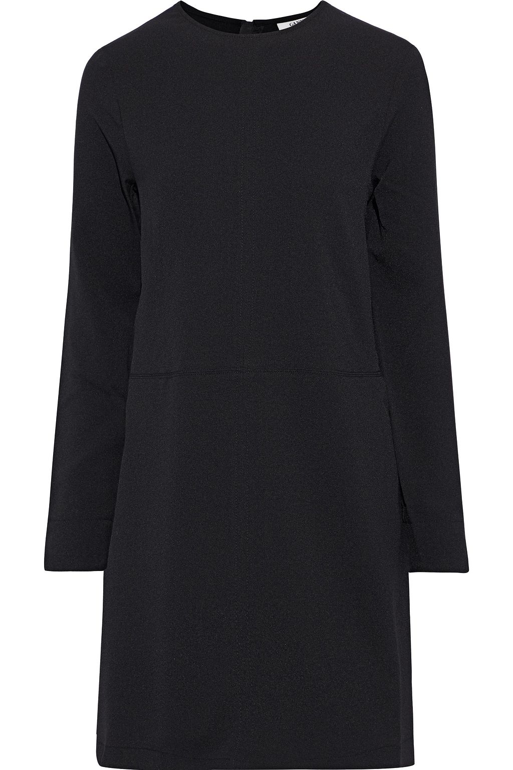 ganni clark dress black