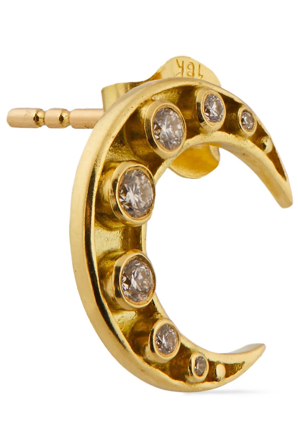 AMRAPALI 18-karat gold diamond earrings