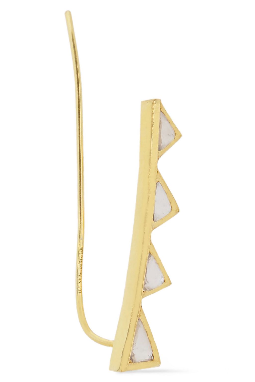 AMRAPALI 18-karat gold diamond earrings