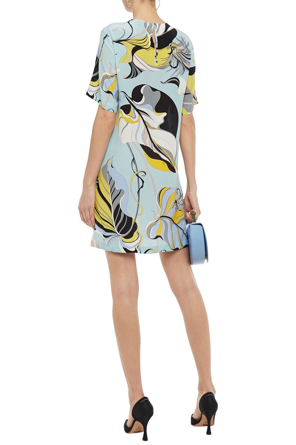 PUCCI Printed silk crepe de chine mini dress