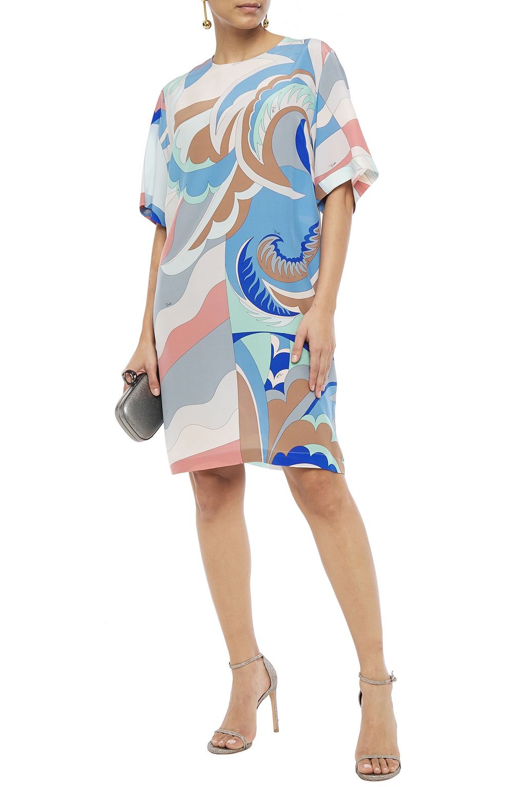 PUCCI Printed silk crepe de chine dress