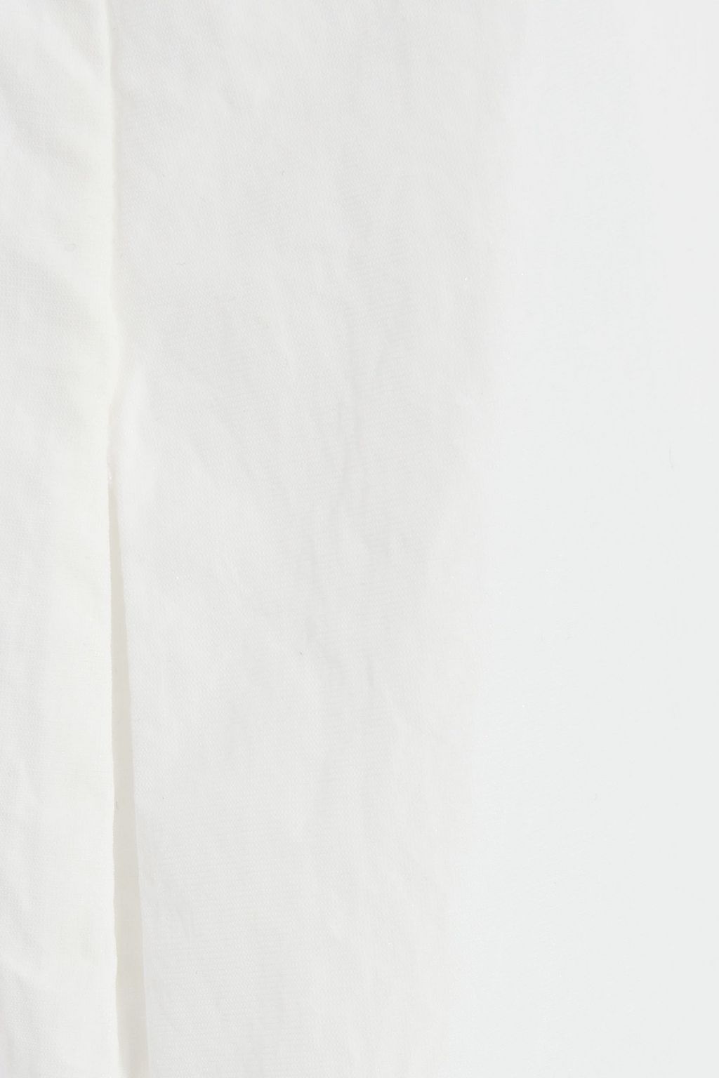 DEVEAUX Coco crinkled-shell slip dress