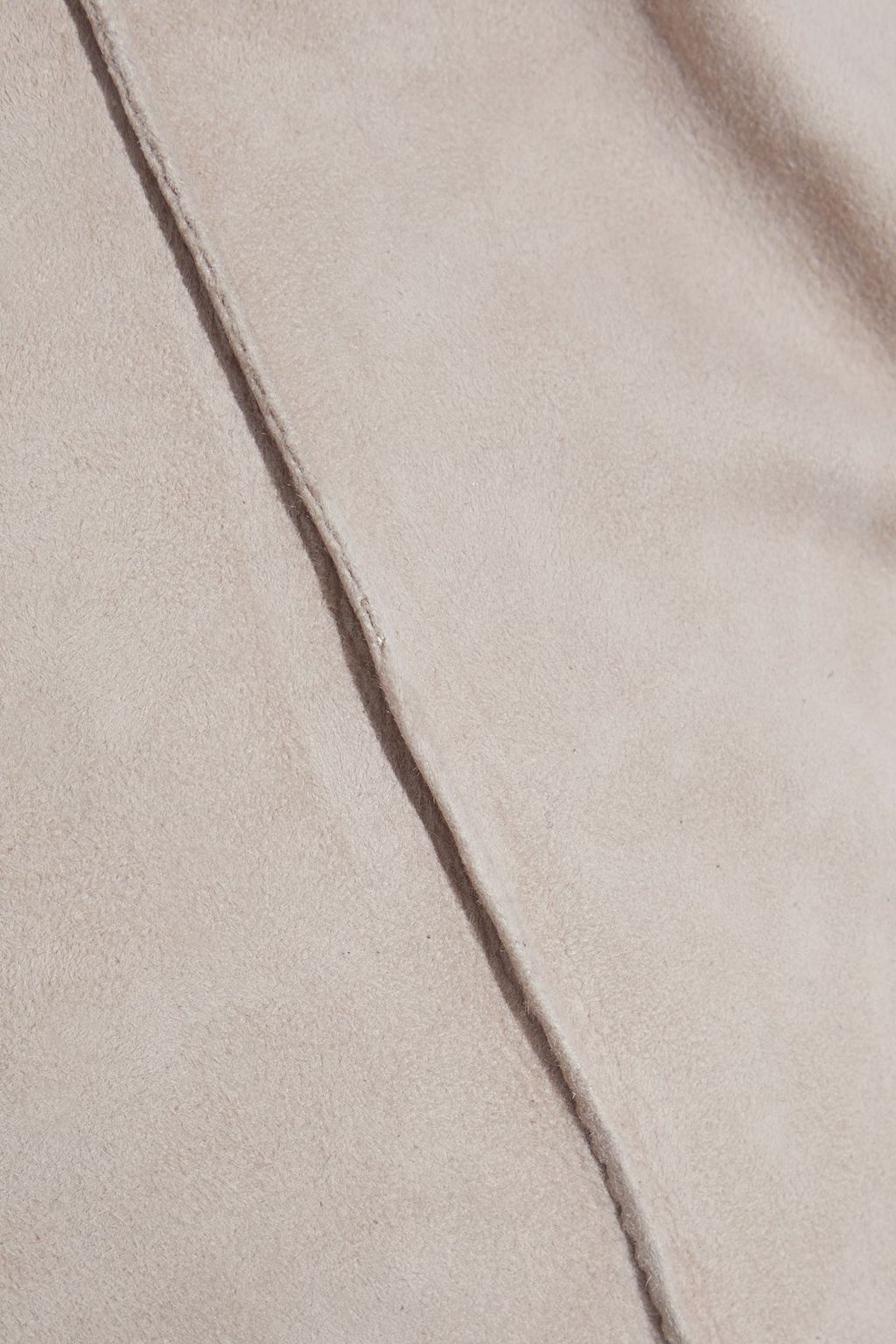 JOSEPH Ridge cropped suede flared pants