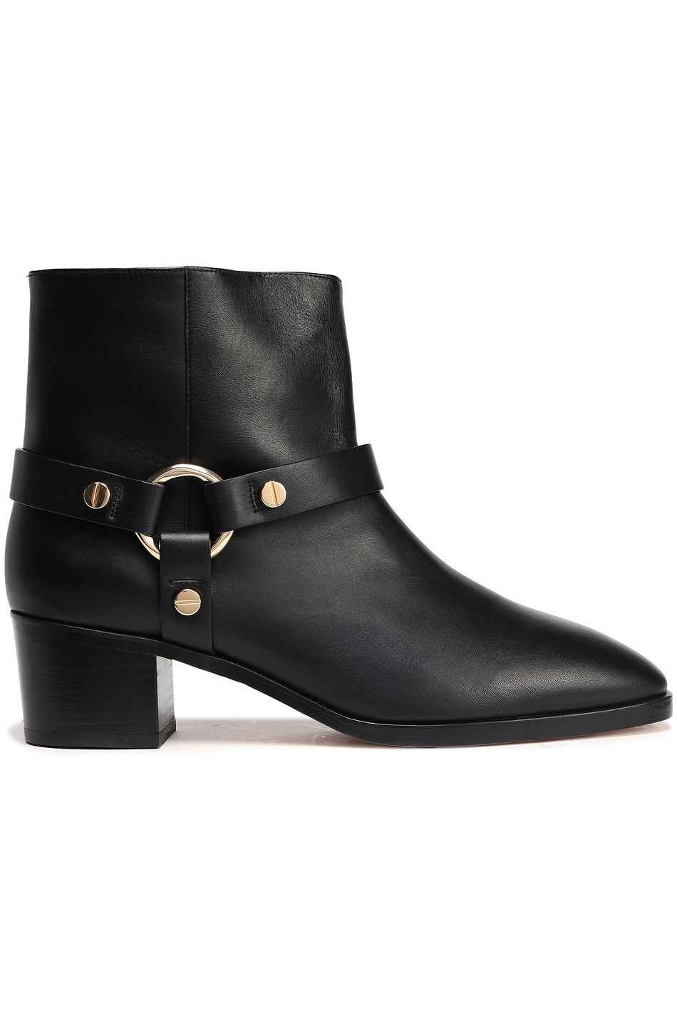 stuart weitzman buckle ankle boots