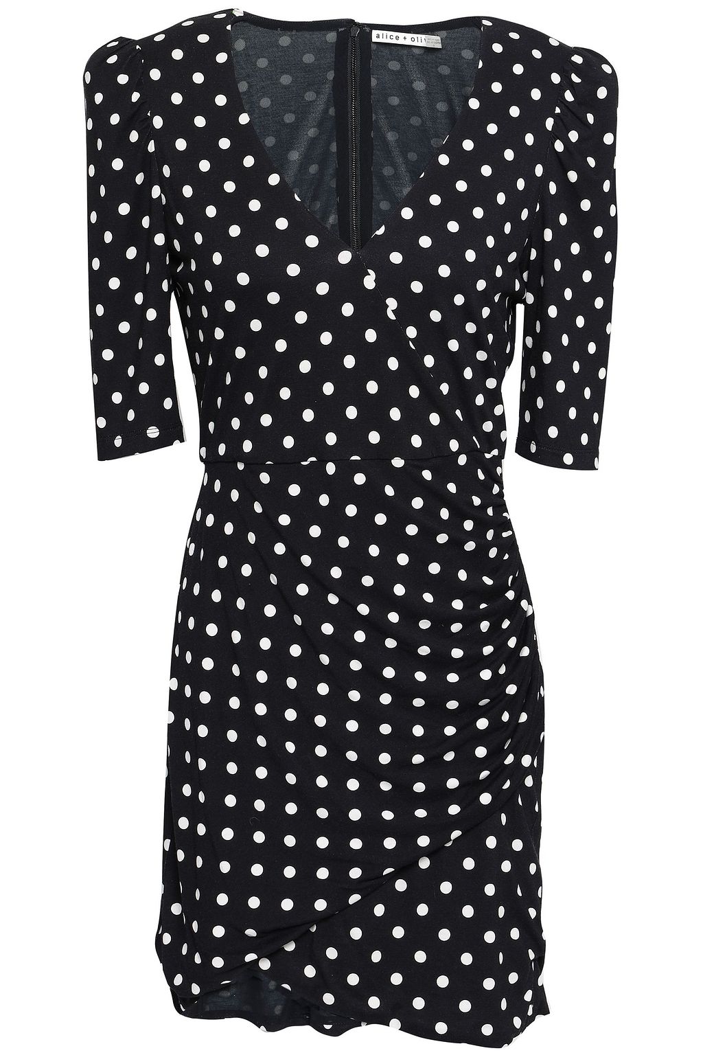 alice olivia polka dot dress