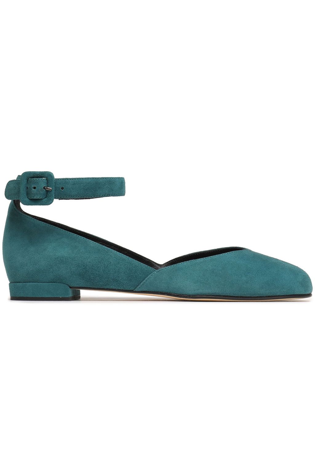 teal ballerina flats