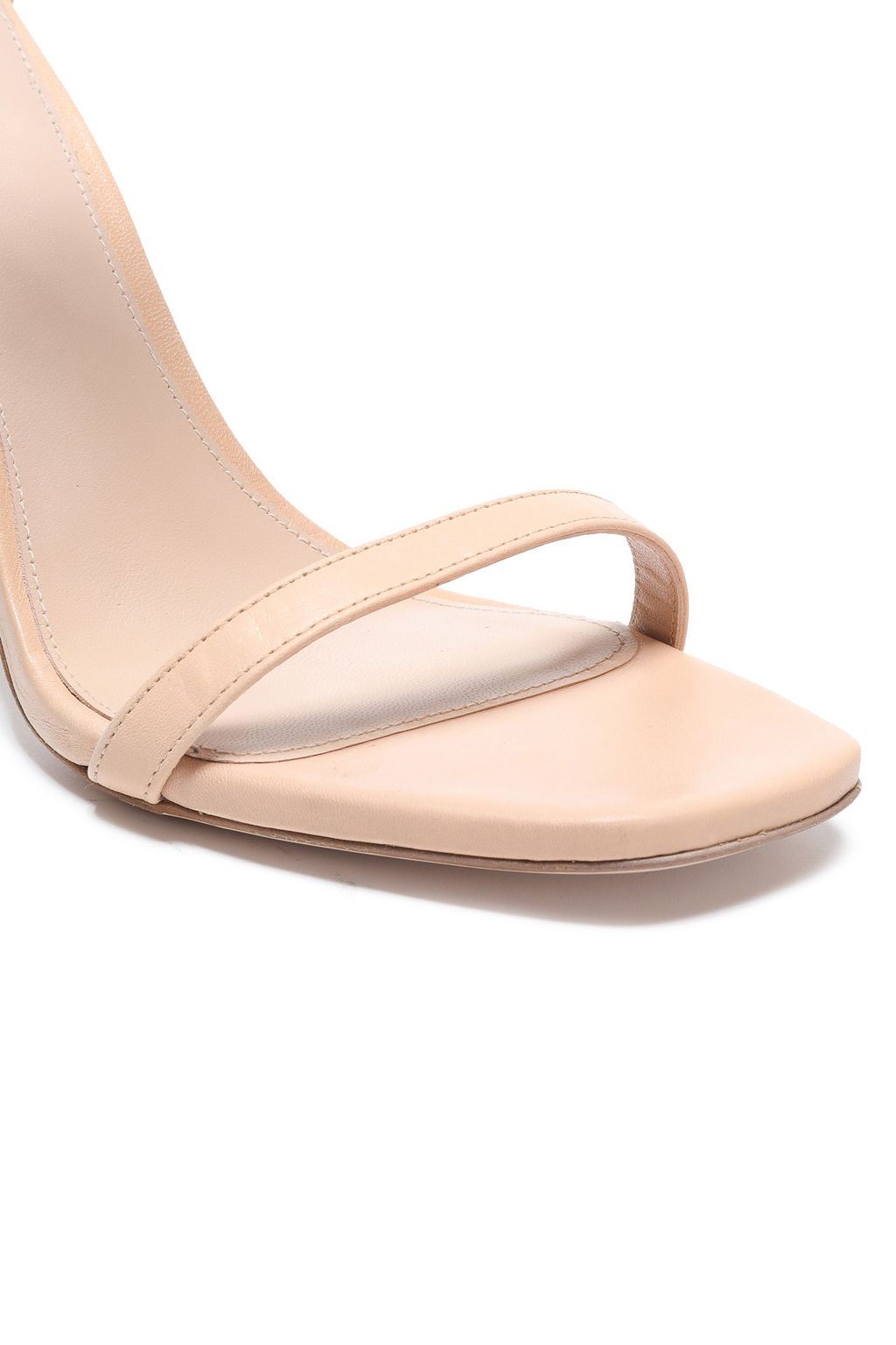 STUART WEITZMAN Crystal-embellished leather sandals